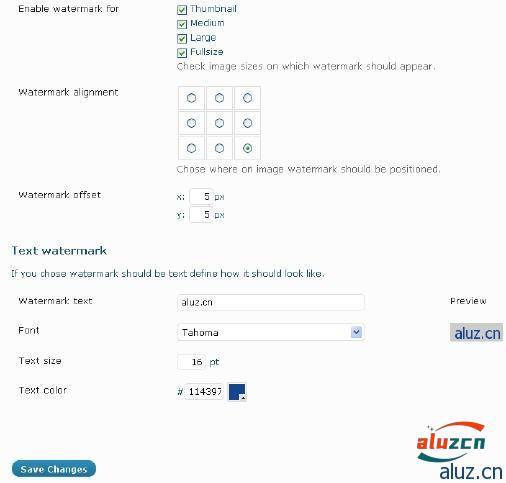 wordPress图片加水印插件—waterMark reloaded
