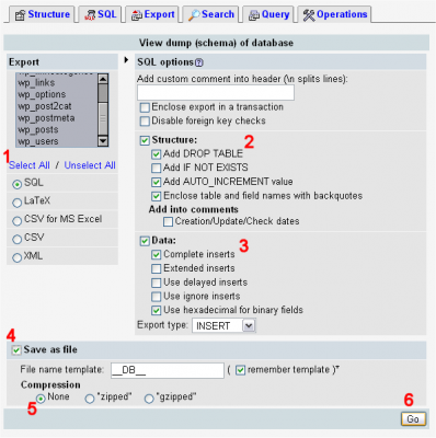 更换空间后，phpmyadmin导入wp数据库